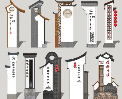 都安美丽乡村标识标牌有哪些分类？