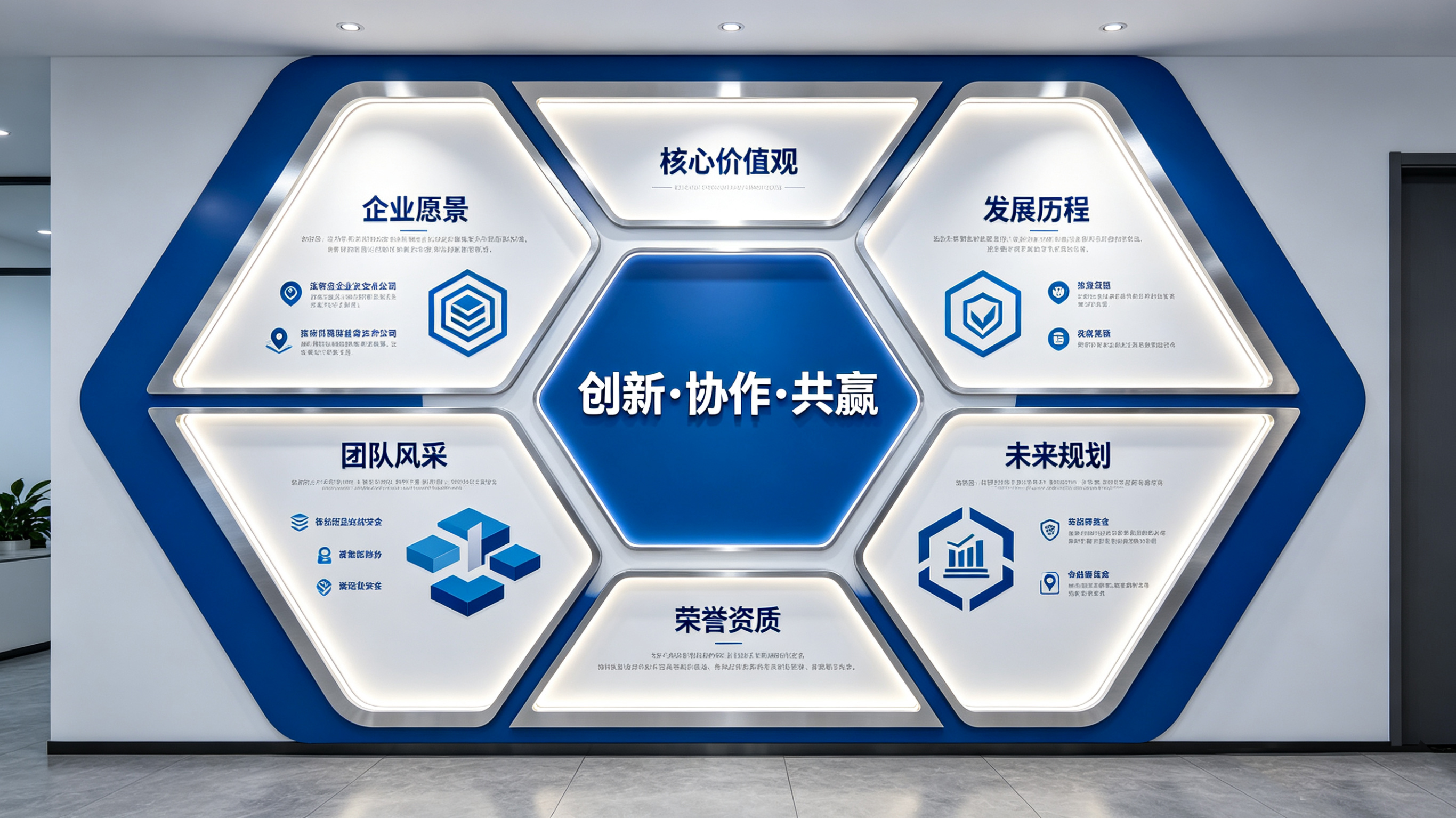 都安企业文化墙六边形避坑指南（新手常犯5个错误）